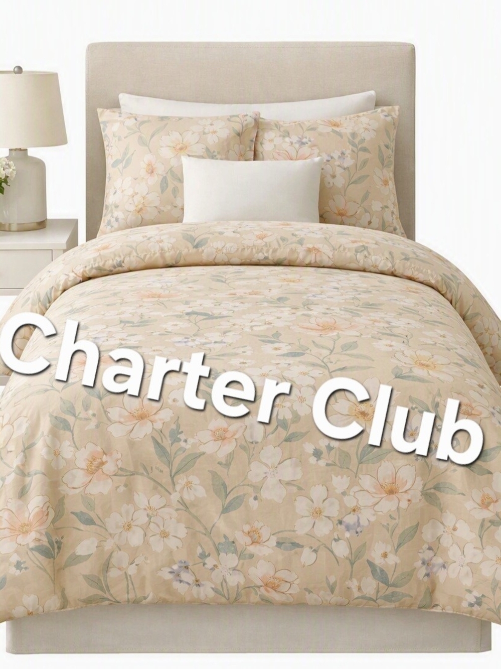 Charter Club Comforter Duvet Cover Blanket Twin New